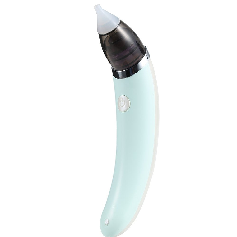 Aspirator nazal pentru copii, portabil, 5 trepte de viteza si 2 capete, incarcare USB, verde - imagine 5