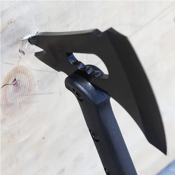 Topor tactic Double Axe, otel, 40 cm, husa inclusa