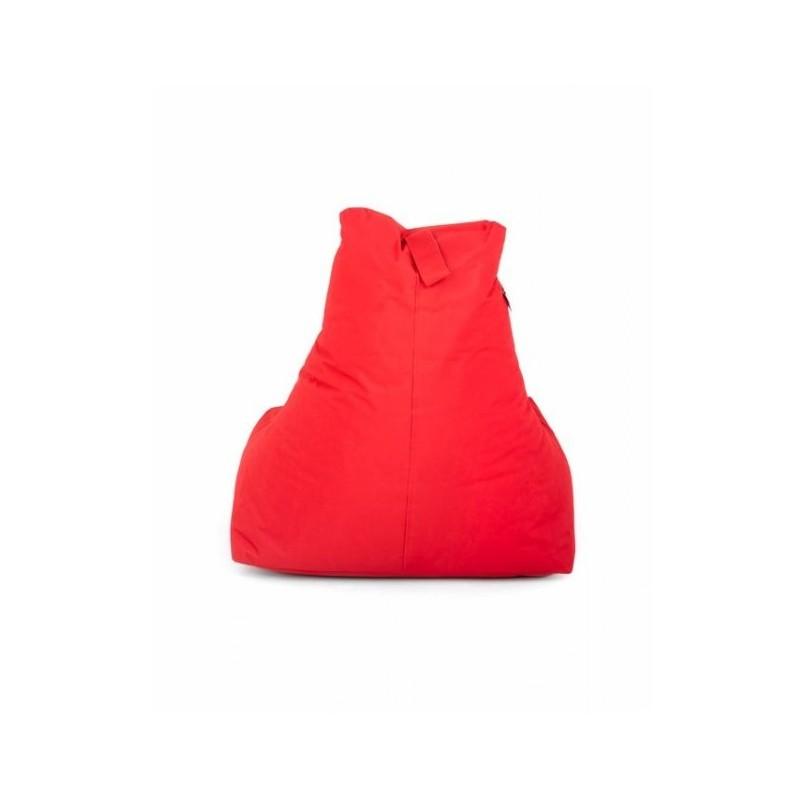 Fotoliu tip para din material textil impermeabil, umplut cu perle din polistiren, 75 X 55 cm, Rosu, MCT-F02