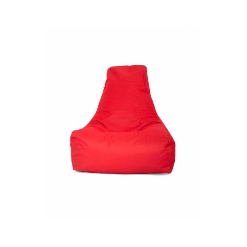 Fotoliu tip para din material textil impermeabil, umplut cu perle din polistiren, 75 X 55 cm, Rosu, MCT-F02 — imaginea 2