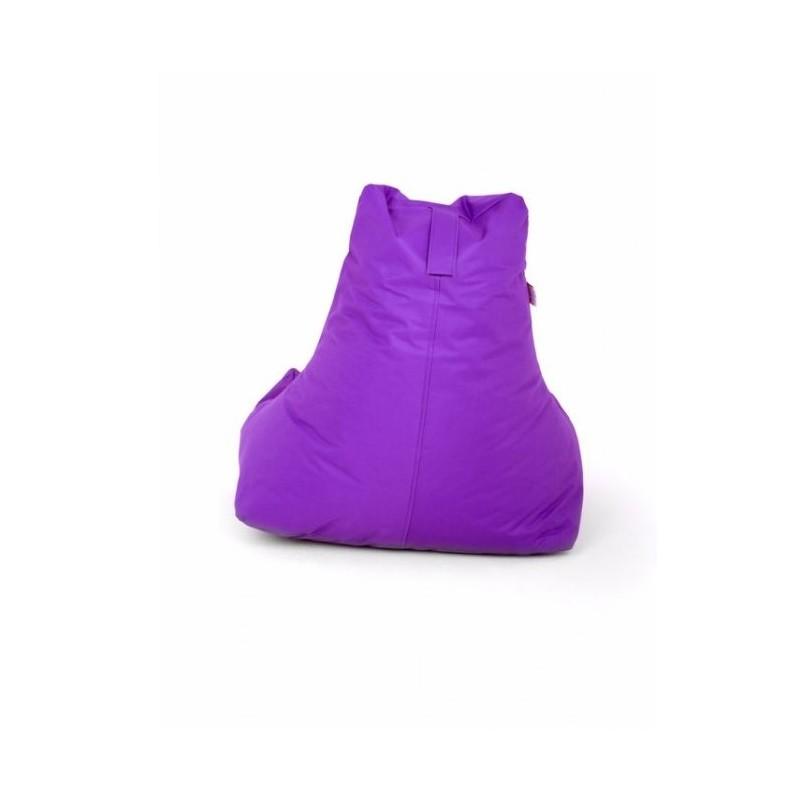Fotoliu tip para din material textil impermeabil, umplut cu perle din polistiren, 75 X 55 cm, Mov, MCT-F04 — imaginea 2