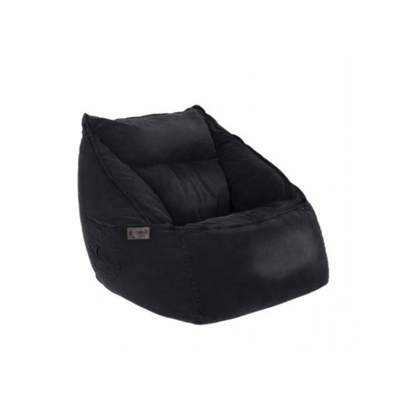 Fotoliu tip para, material textil, umplut cu perle polistiren, Albaatru, 65X65X70 cm, MCT-F02 — imaginea 2