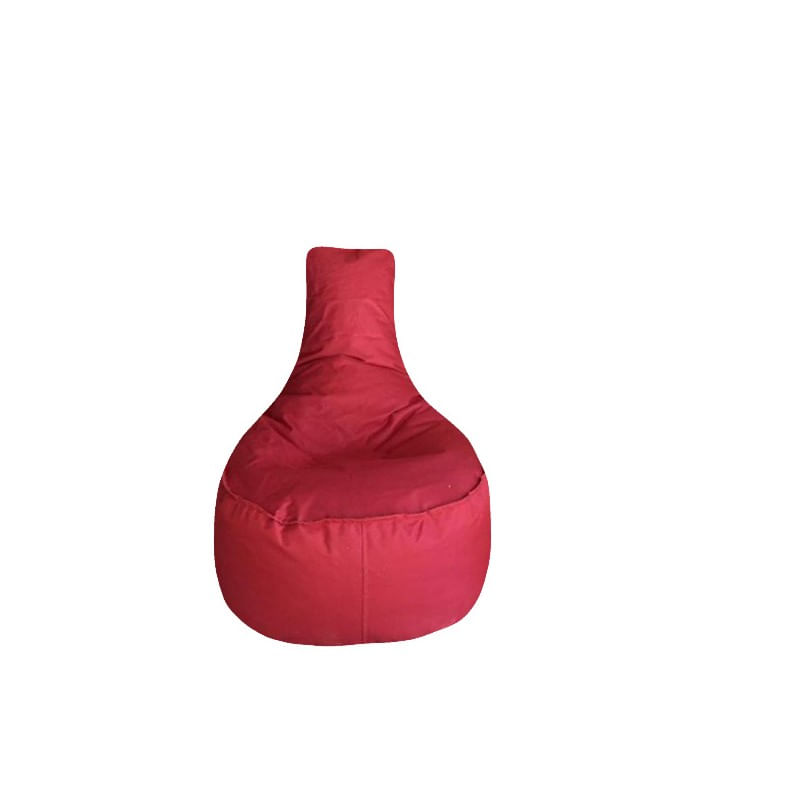 Fotoliu tip para, material textil, umplut cu perle polistiren, Rosu, 55X50X75 cm, MCT-F03 — imaginea 2