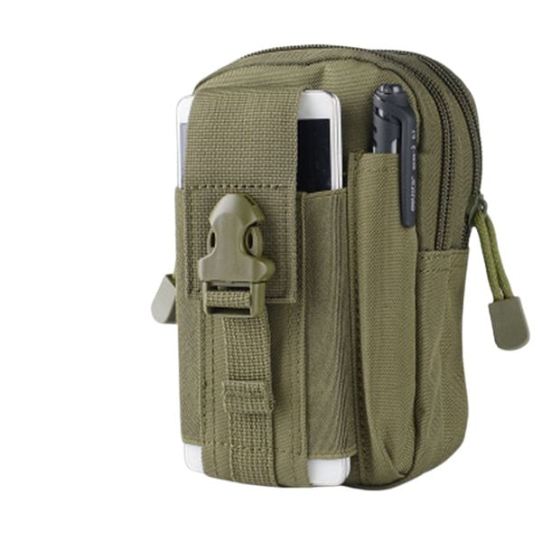 Geanta tactica militara, poliester, capacitate 1 l, 18 cm, verde - 4 | YEO