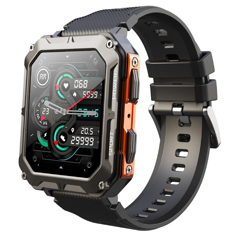 Smartwatch STARTRONIK® C20 Pro Unisex IP68 Bluetooth Ritm Cardiac Somn Mesaje Apeluri