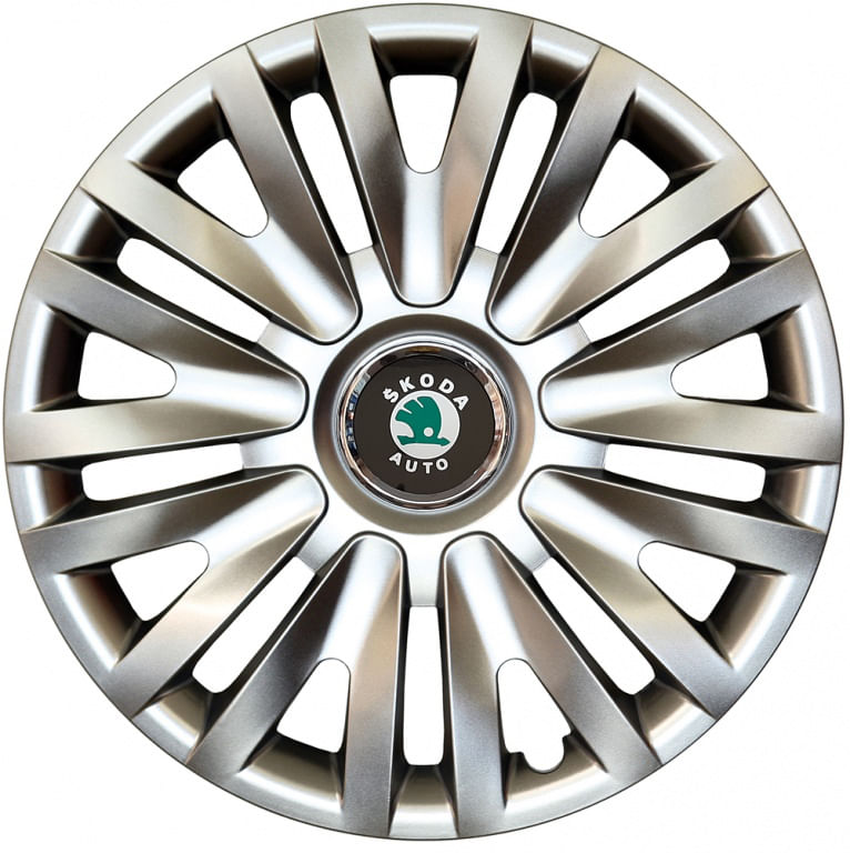 Set 4 capace roti Kerime R15, potrivite jantelor de 15 inch, pentru Skoda, Model 313