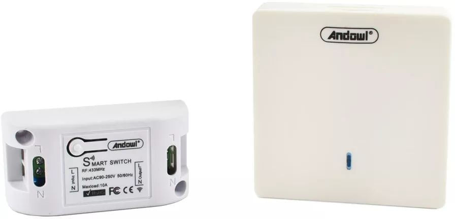 Comutator Wireless Inteligent cu Releu, alb