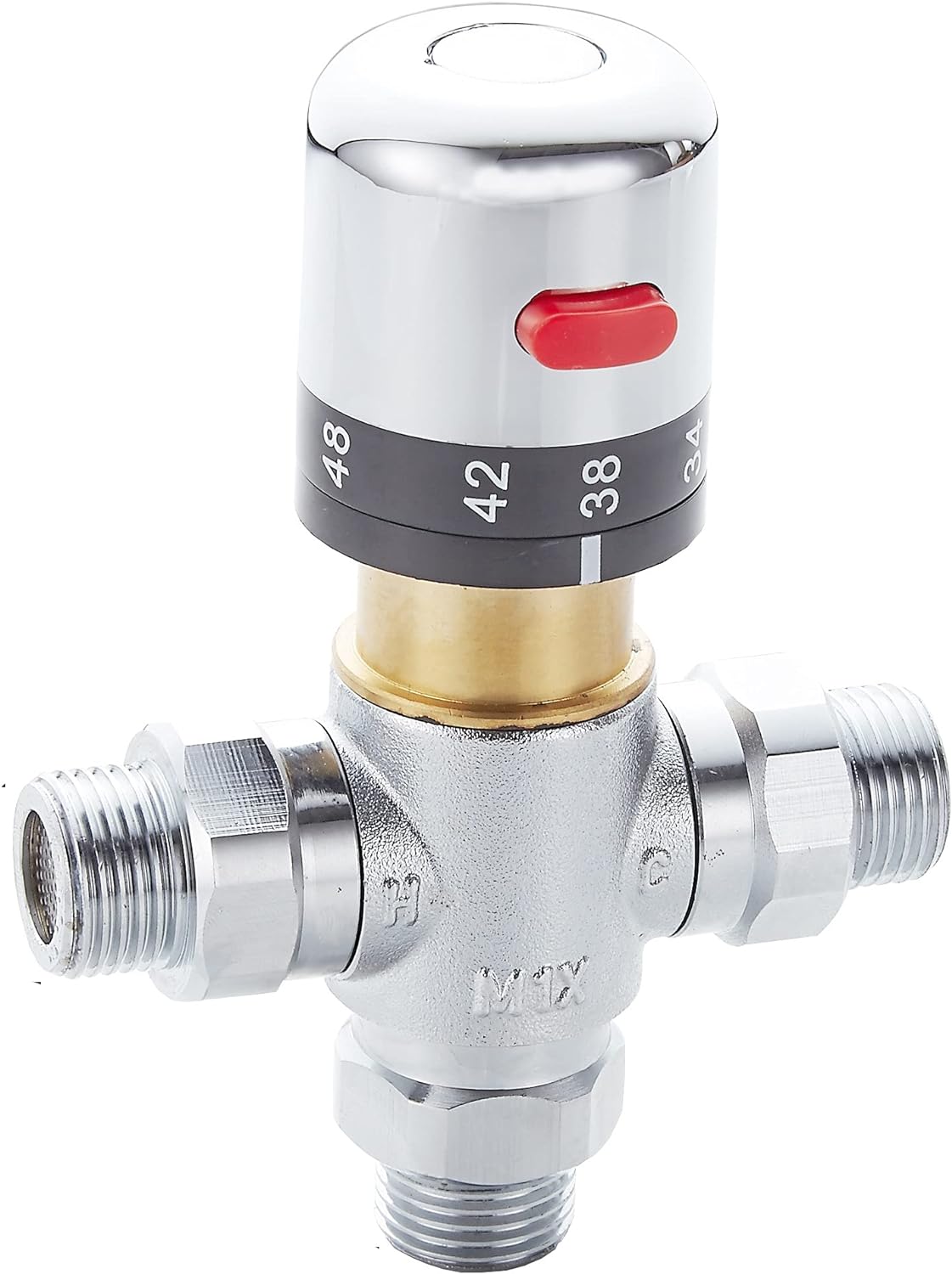 Vana de amestec termostatica NeoHGS, G3/4”, filet exterior DN20, protectie antioparire, reglabila, apa calda - 2 | YEO
