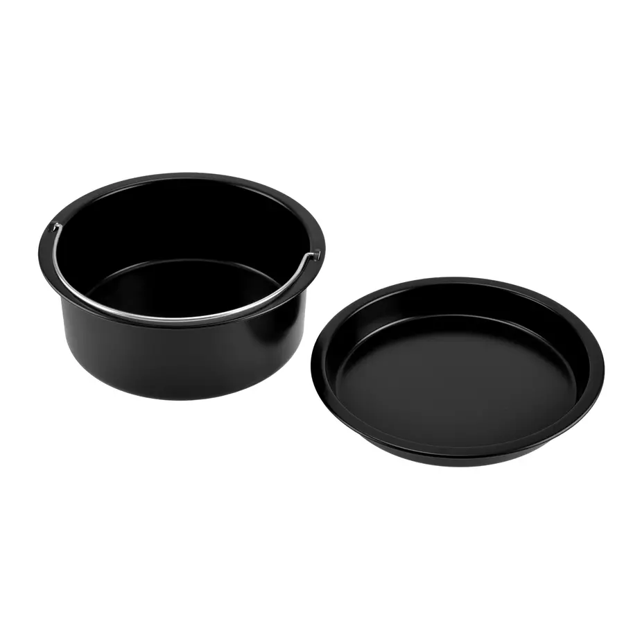 Set de insertii pentru friteuza cu aer cald, din otel antiaderent, 2 piese — imaginea 3