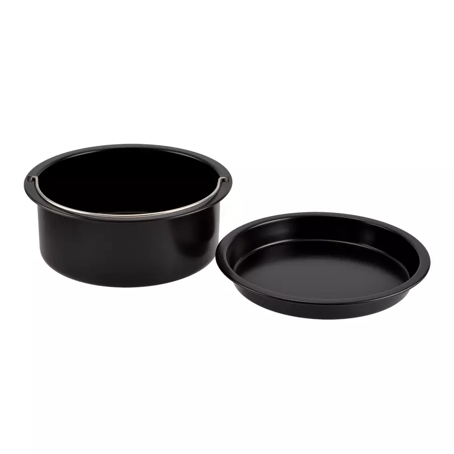 Set de insertii pentru friteuza cu aer cald, din otel antiaderent, 2 piese — imaginea 4