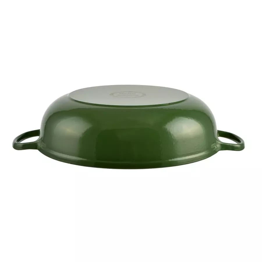 Cratita din Fonta Emailata 27 cm, Verde — imaginea 3