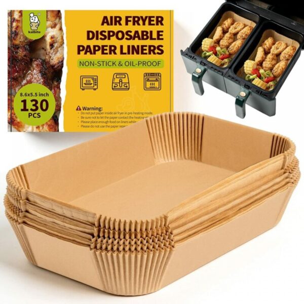 Hartie de copt pentru AirFryer 21x14cm 50buc - 1 | YEO