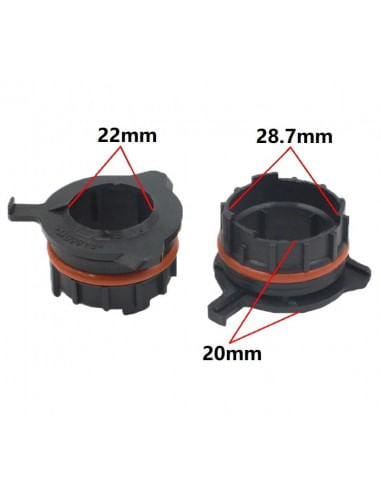 Set 2 adaptoare LED H7 Mercedes-Benz - B25-H7 - 1 | YEO