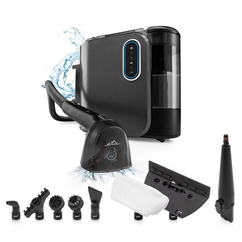 Aspirator cu abur si spalare ETA Steam&Clean 7214 90000, 2000 W, 1.3 litri, 4 moduri de curatare, LED, negru - 2 | YEO