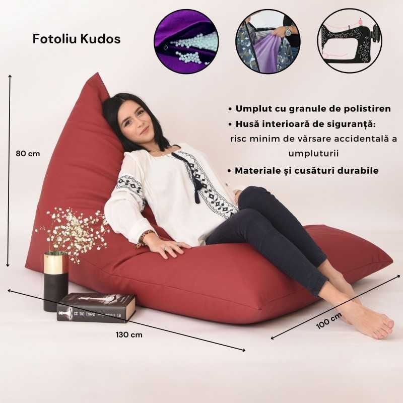 Fotoliu sac Kudos, material impermeabil — imaginea 3