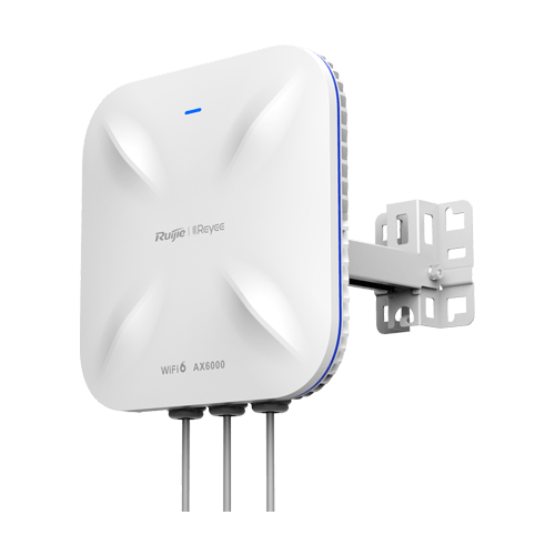 Acces Point exterior AX6000 Dual-Band, Wi-Fi 6, 1x GE, 1x SFP, PoE IN, Cloud Management - Ruijie RG-RAP6260(H)