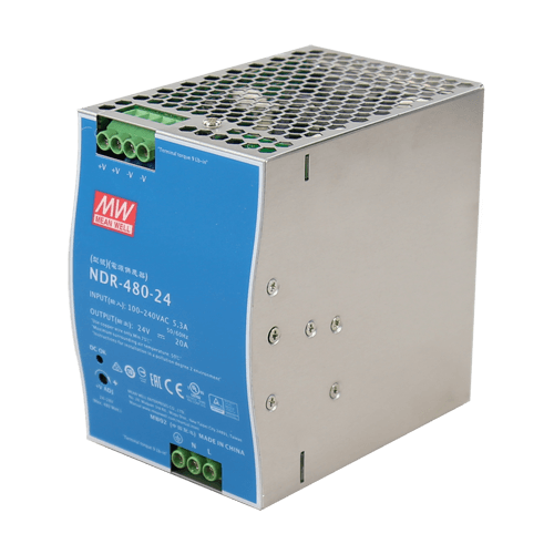Sursa de alimentare in comutatie, 24V / 20A, sina DIN - MEAN WELL NDR-480-24