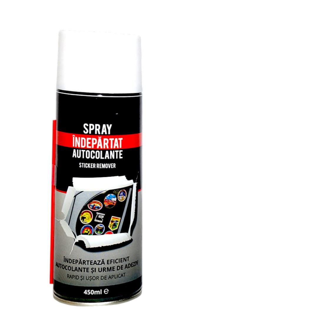 Spray tehnic, indepartare banda adeziva si autocolant vechi, 450 ml, uz casnic/profesional