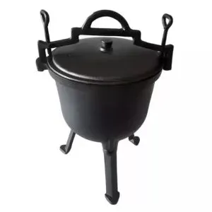 Ceaun de Vanatoare din Fonta de 10 Litri — imaginea 5