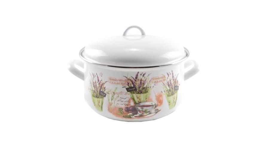 Cratita emailata cu capac 24cm 6lit — imaginea 2