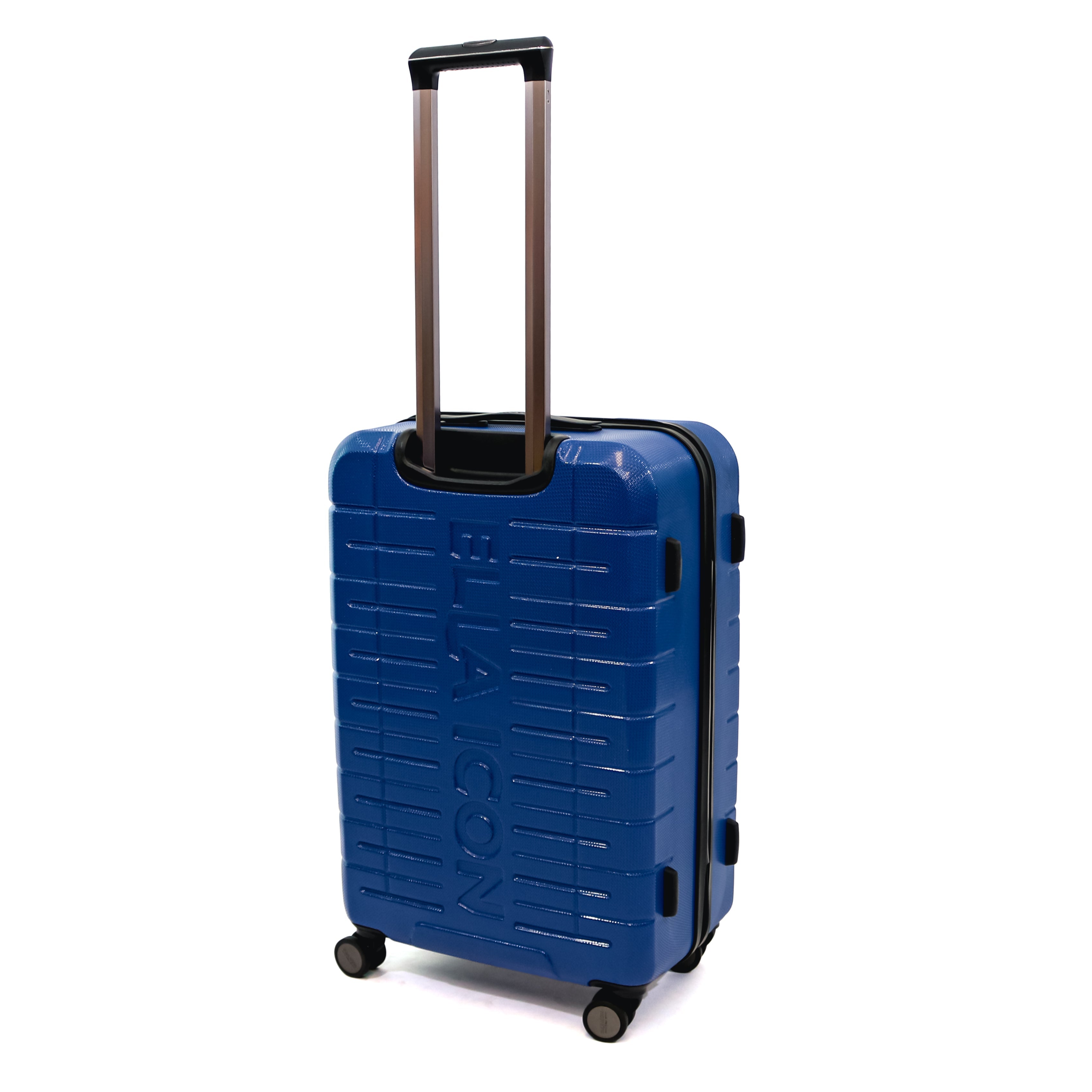 Troler Ella Icon Leaf cu 4 roti duble, ABS, 67x45x27 cm
