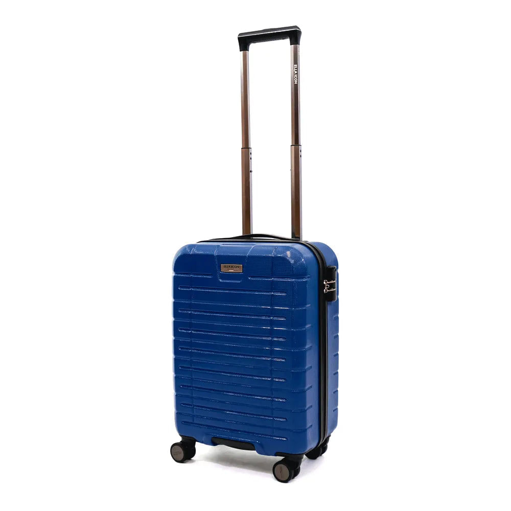 Troler Ella Icon Leaf cu 4 roti duble, ABS, 55x39x23 cm
