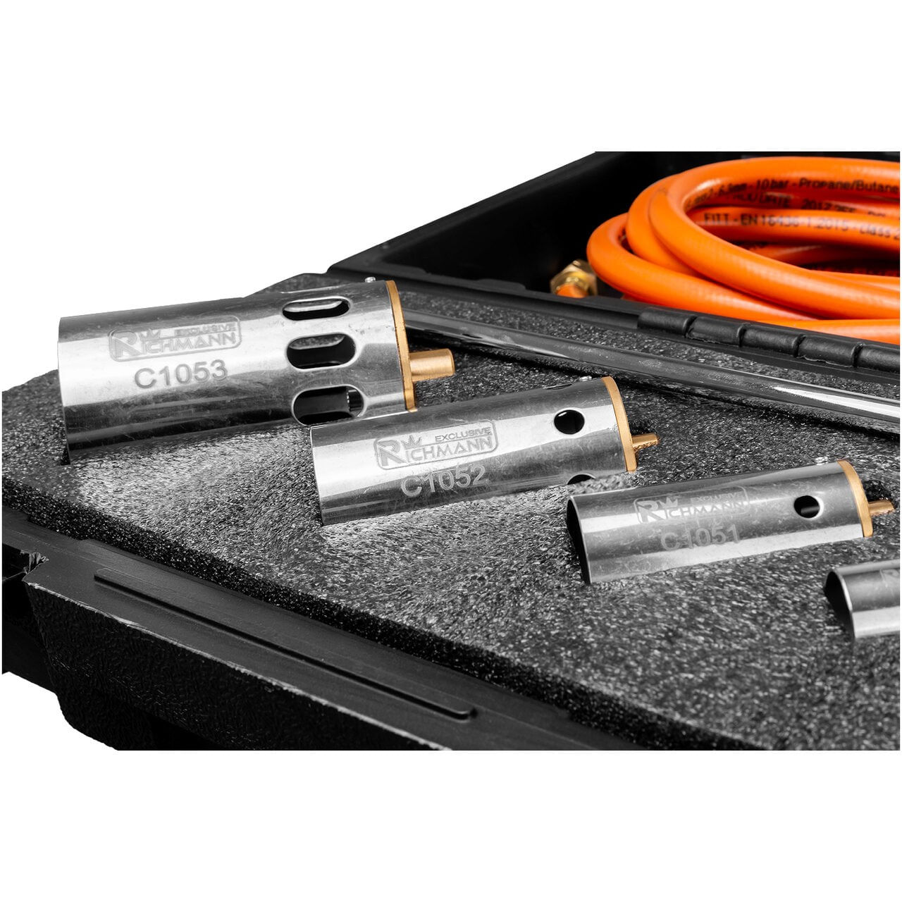 Arzator gaz, cu furtun 10 m, 4 duze 20/38/50/63 mm, Richmann Exclusive - 2 | YEO