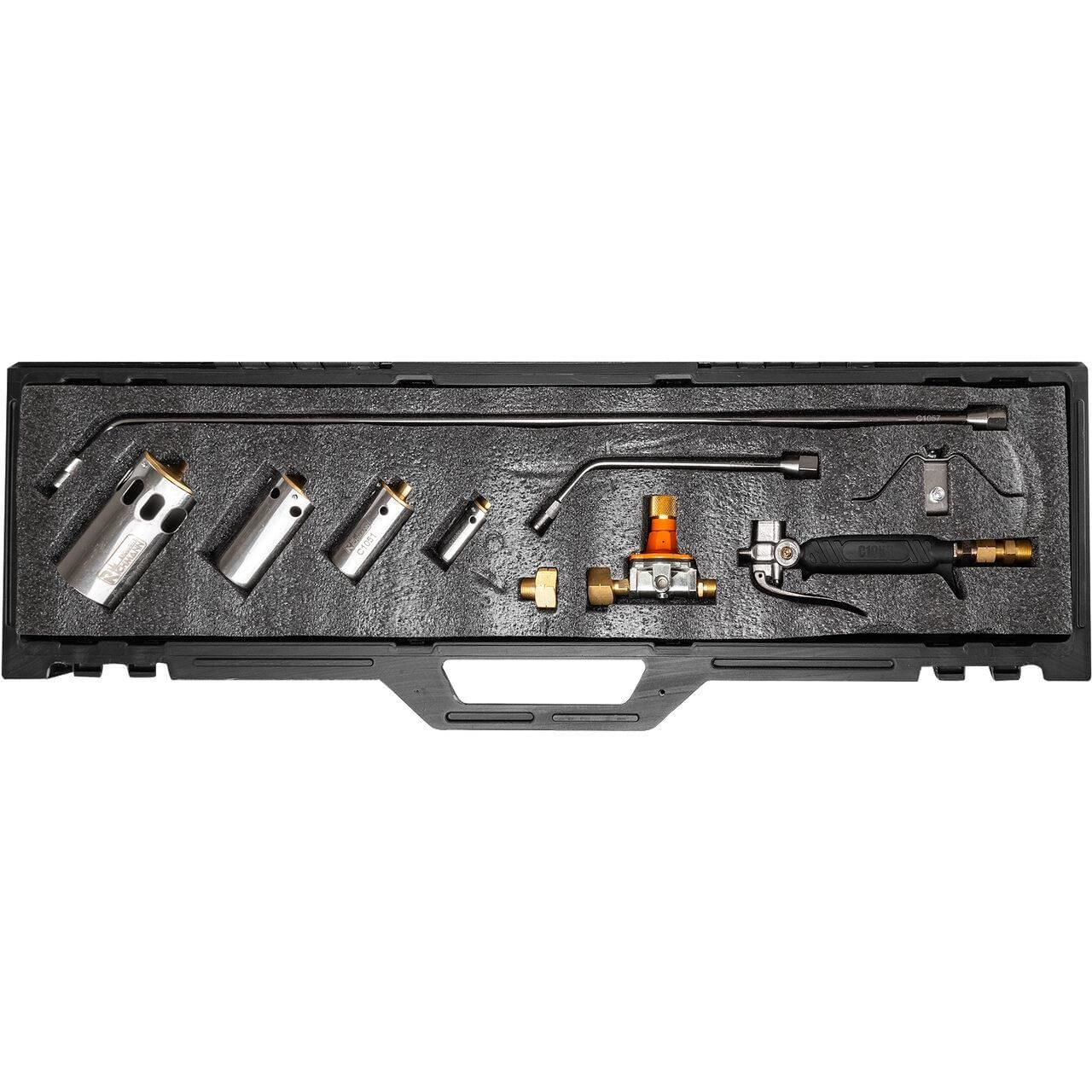 Arzator gaz, cu furtun 10 m, 4 duze 20/38/50/63 mm, Richmann Exclusive - 4 | YEO