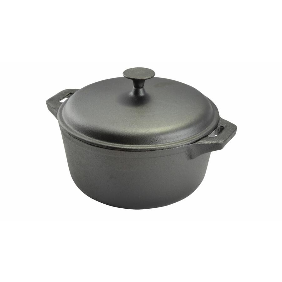 Oala de fonta cu capac, 7 L, Perfect Home — imaginea 2