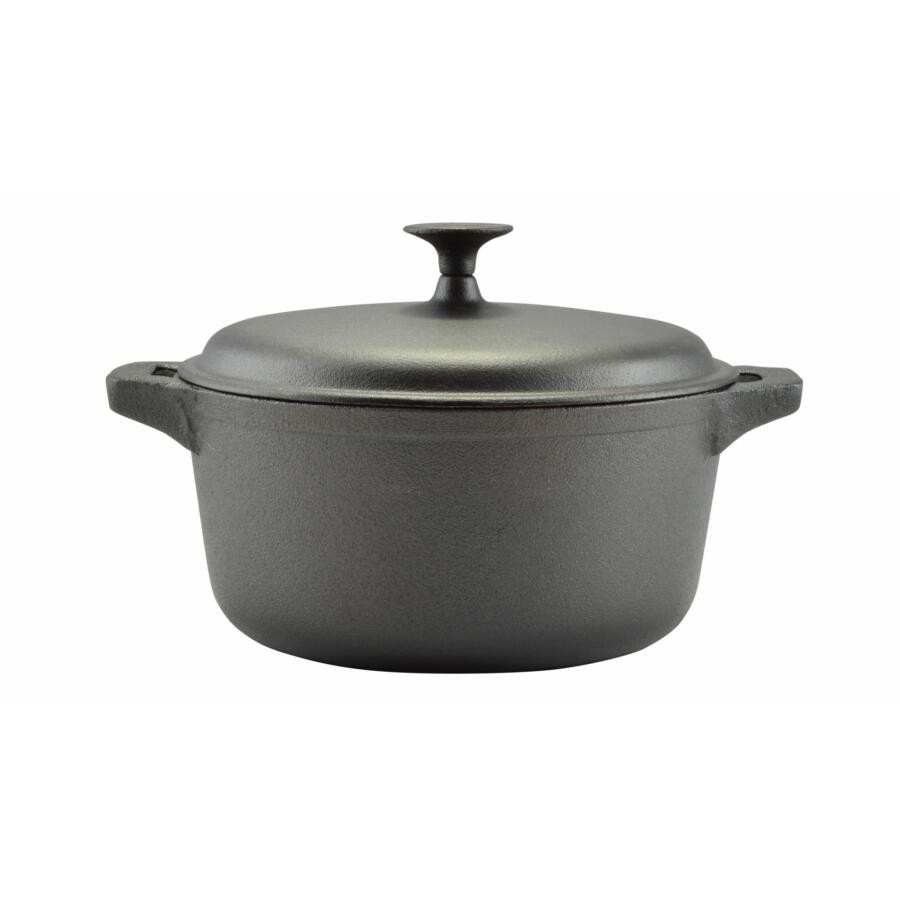 Oala de fonta cu capac, 7 L, Perfect Home — imaginea 4