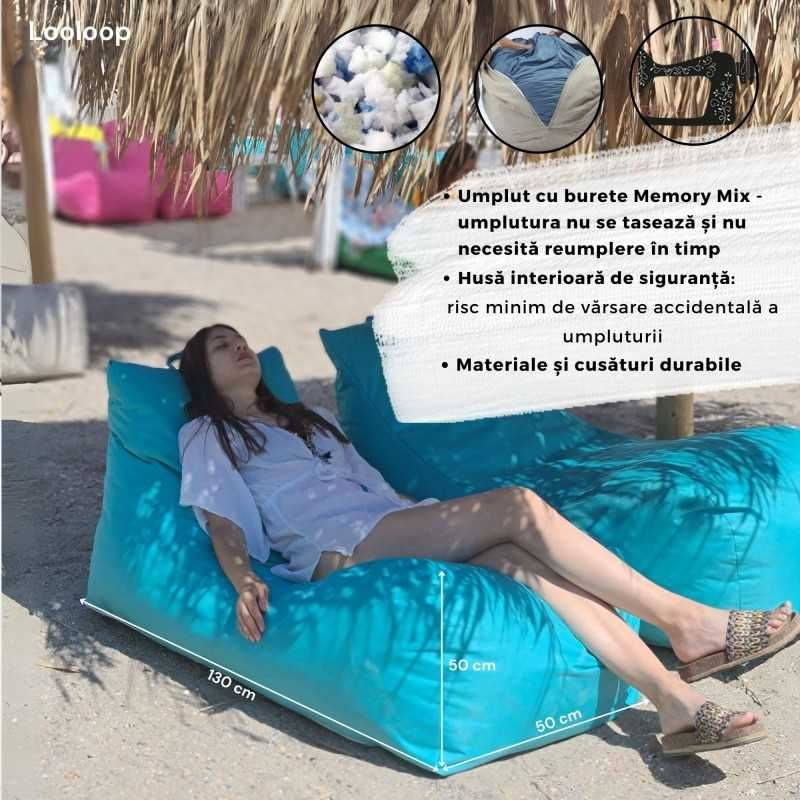 Fotoliu Looloop, material impermeabil — imaginea 3