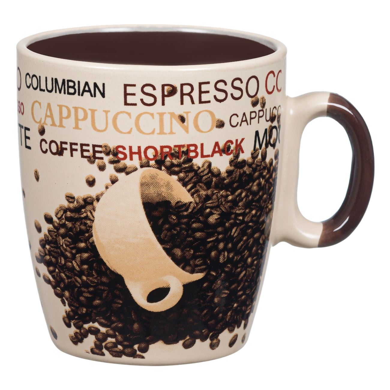Cana ceramica cafea, 230ml, multicolor