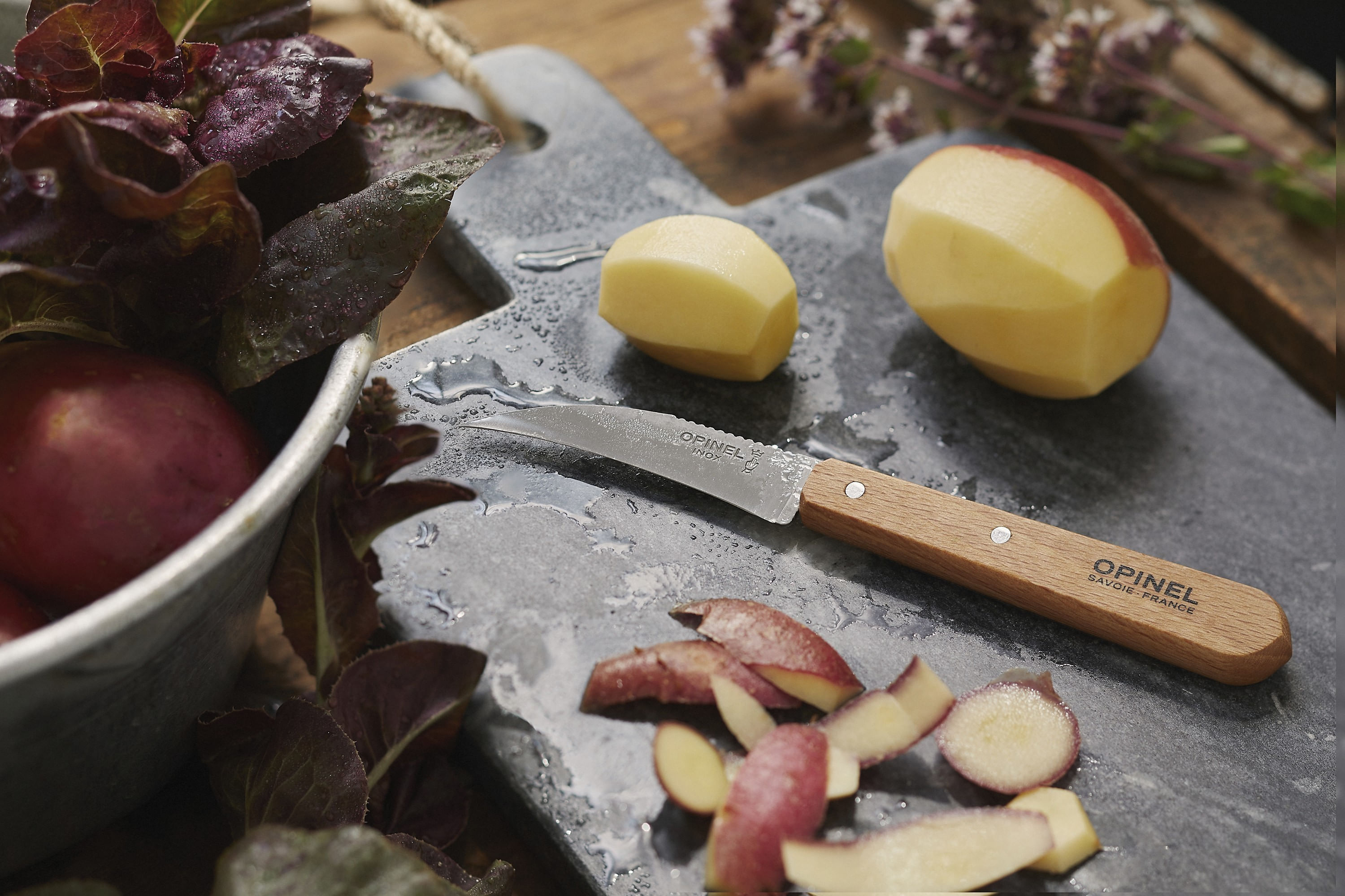 Set cutite de bucatarie 4 piese, "Les Essentiels" - Opinel — imaginea 2