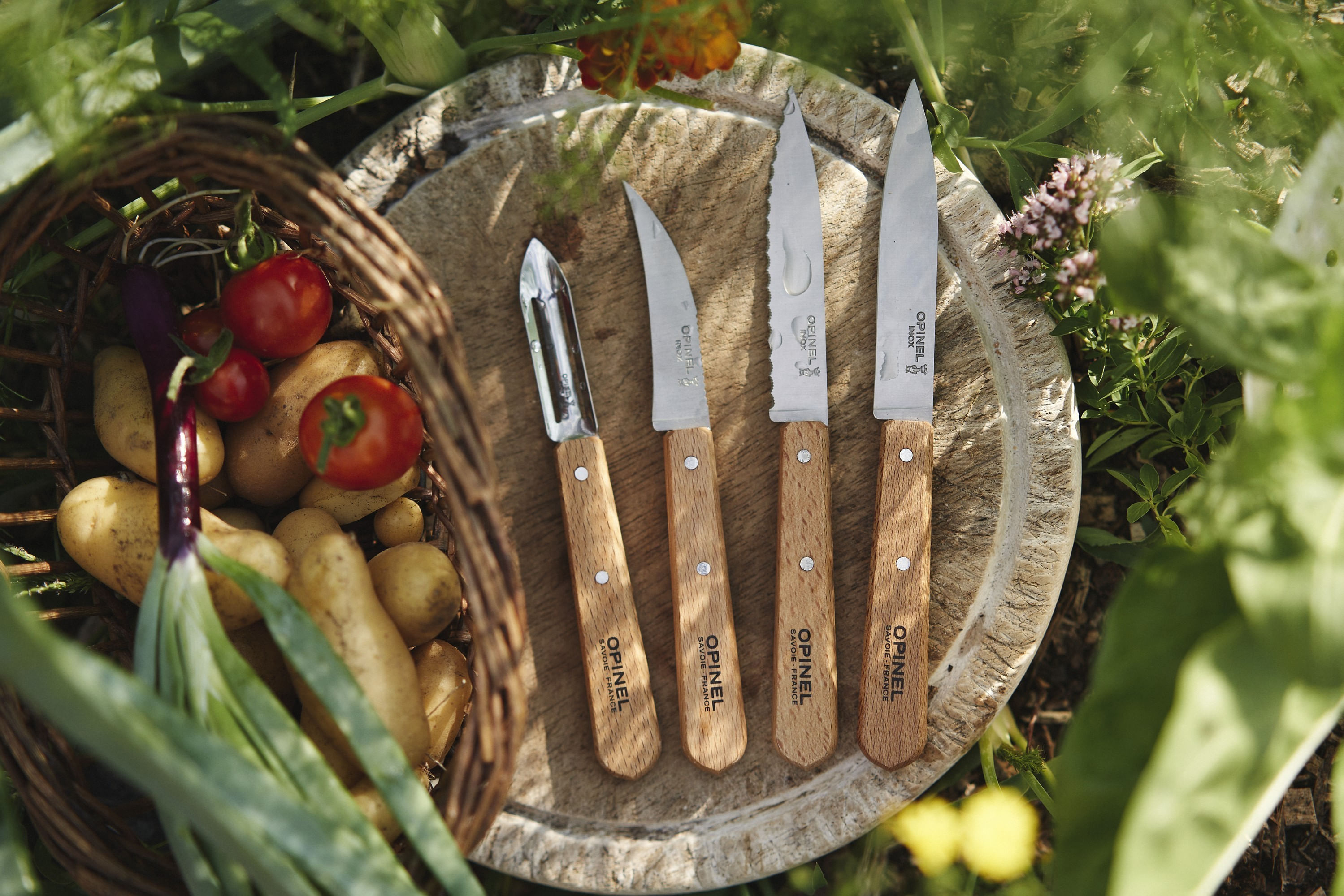 Set cutite de bucatarie 4 piese, "Les Essentiels" - Opinel — imaginea 4