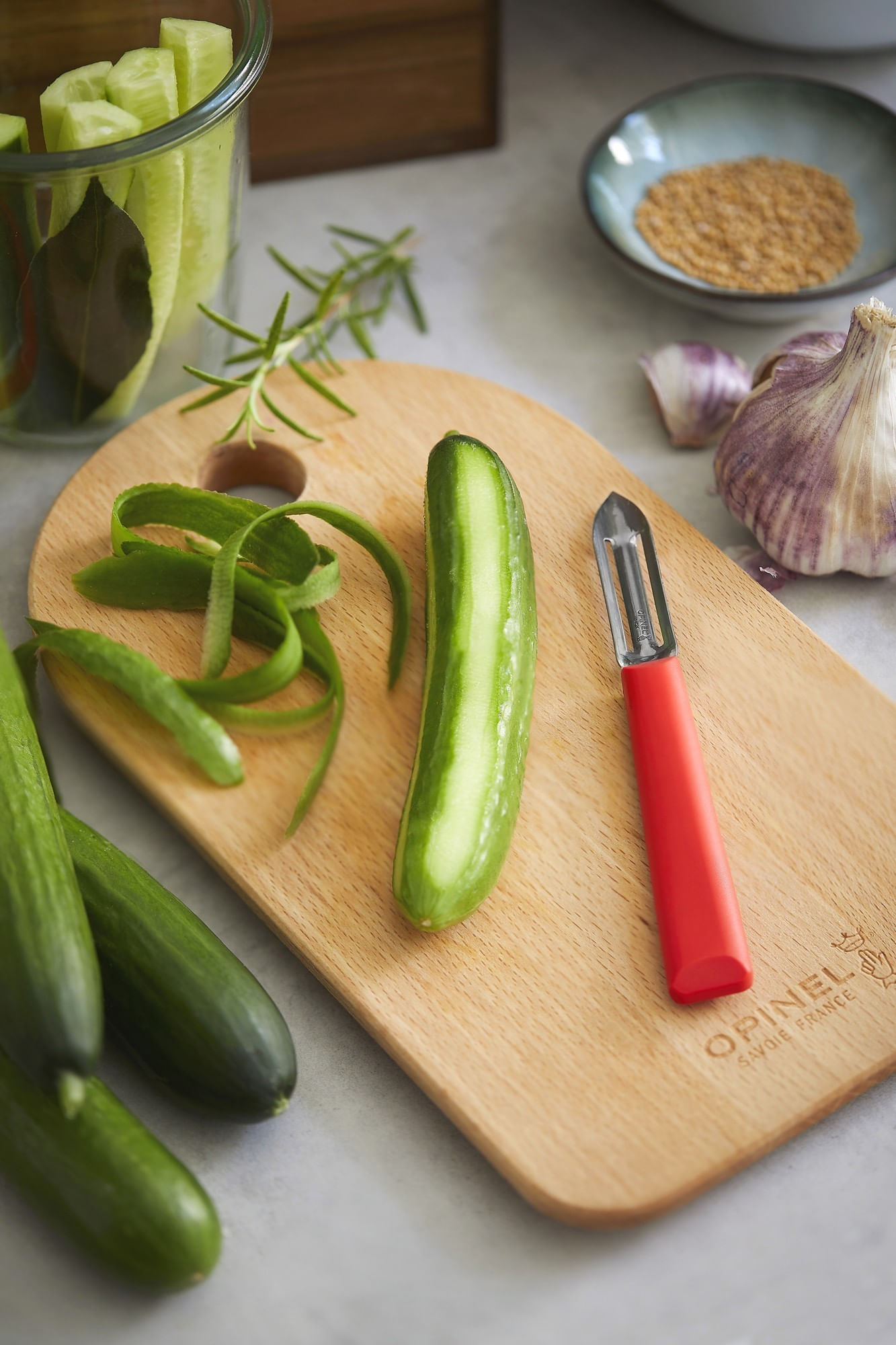 Set cutite 3 piese, inox, "Les Essentiels" - Opinel — imaginea 4