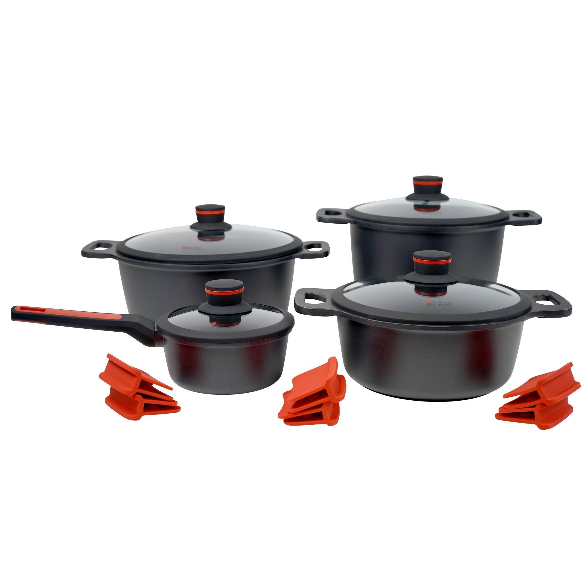 Set oale aluminiu, 8 piese "Noble" - Zokura — imaginea 2