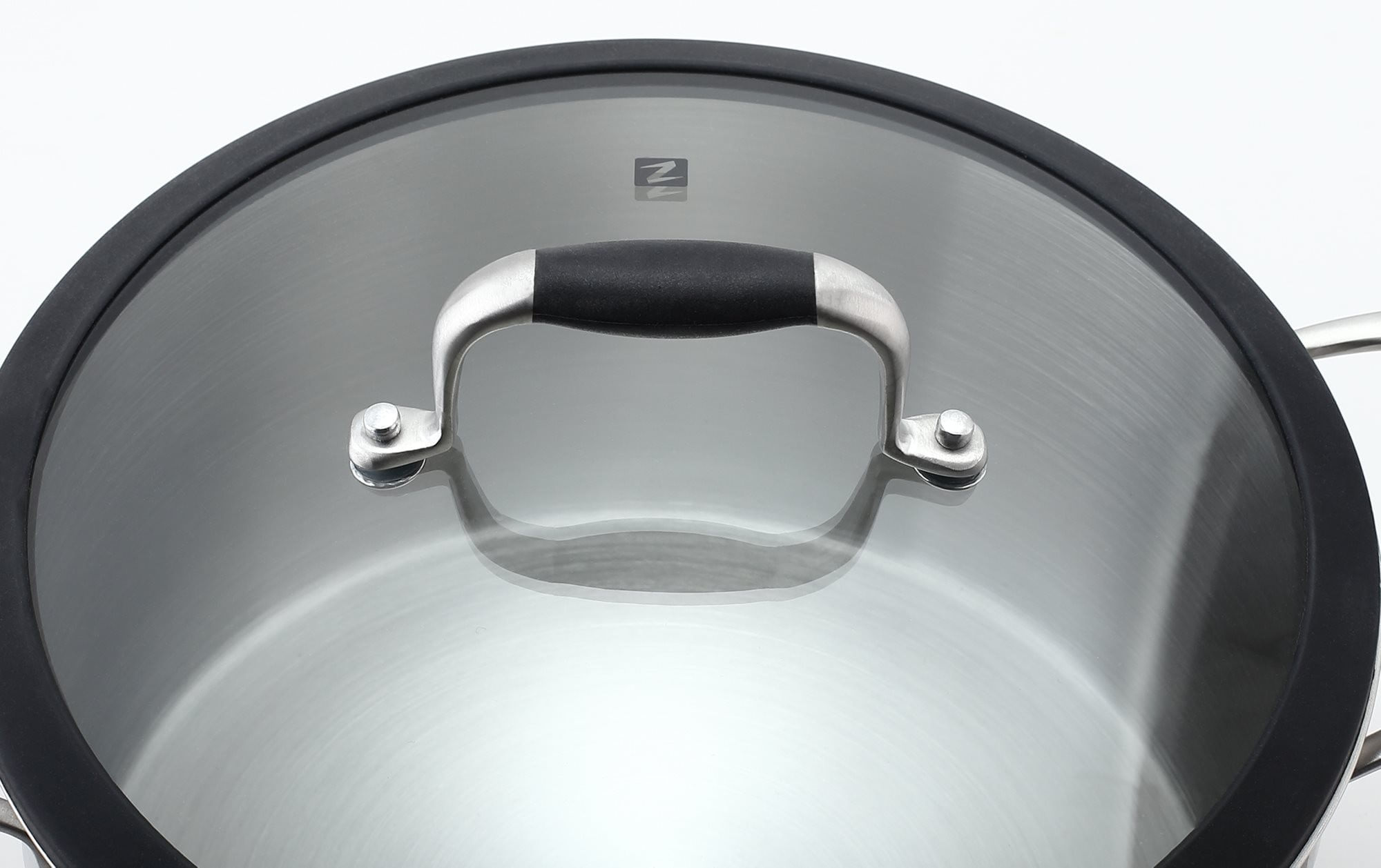 Cratita inox, cu capac, 22cm/4,1L - Zokura — imaginea 2