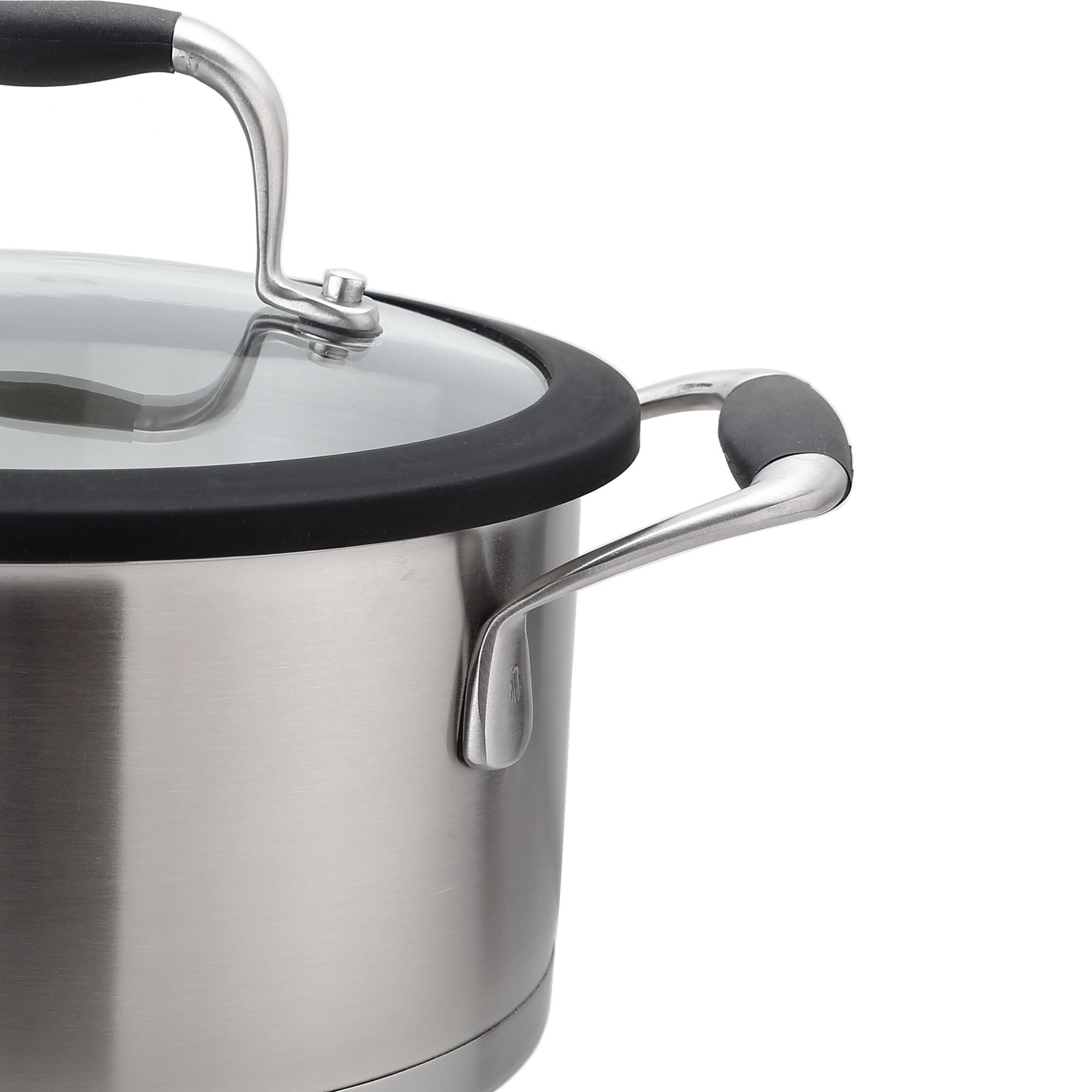 Cratita inox, cu capac, 22cm/4,1L - Zokura — imaginea 4