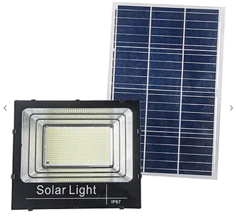 KIT Proiector 100w LED DIMABIL JORTAN cu Panou Solar INDIVIDUAL si Telecomanda — imaginea 7