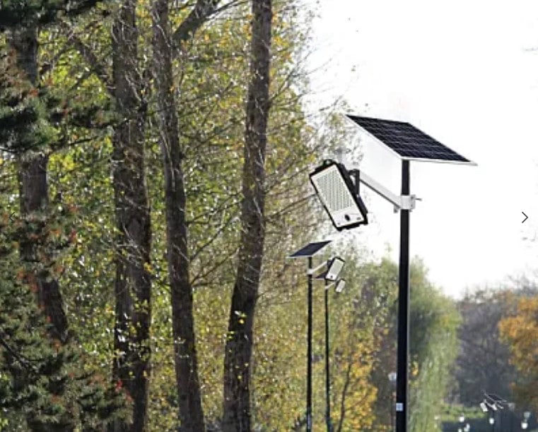 Proiector 300W cu panou solar MJ-D903 — imaginea 2