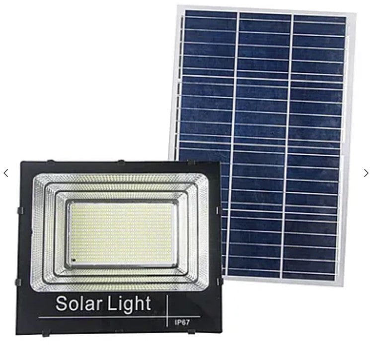 KIT Proiector 200w LED DIMABIL JORTAN cu Panou Solar INDIVIDUAL si Telecomanda — imaginea 6