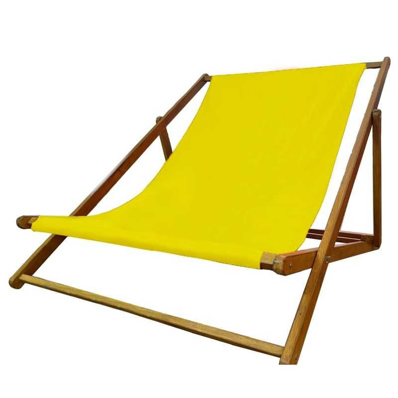 Fotoliu pliabil supradimensionat, HUGE, material impermeabil, Galben