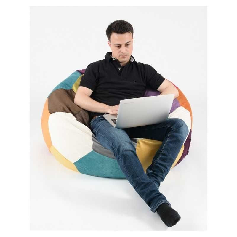 Fotoliu Minge Telstar XL, material textil, Mozaic — imaginea 7