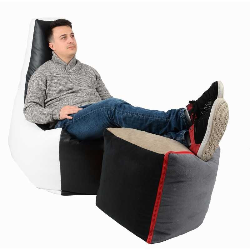 Fotoliu tip Fotoliu Sunlounger EVO XL, material piele ecologica — imaginea 6