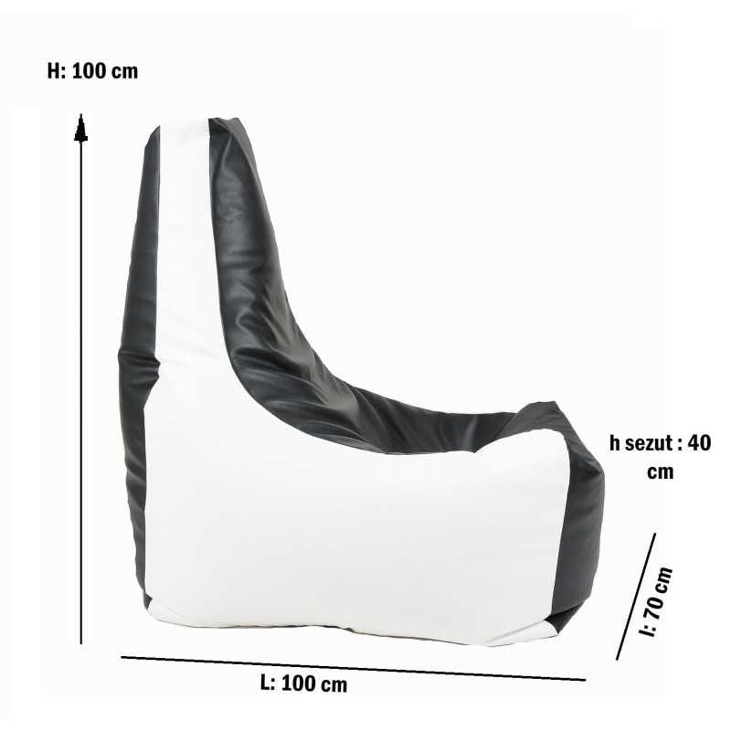 Fotoliu tip Fotoliu Sunlounger EVO XL, material piele ecologica — imaginea 7