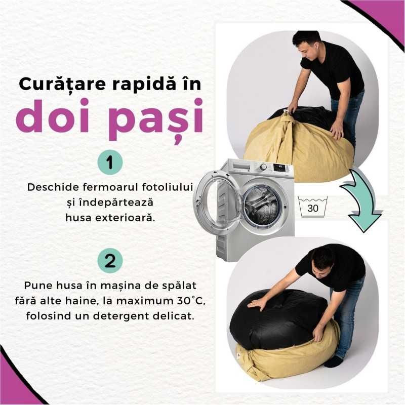 Fotoliu Minge Telstar XXL, material — imaginea 4