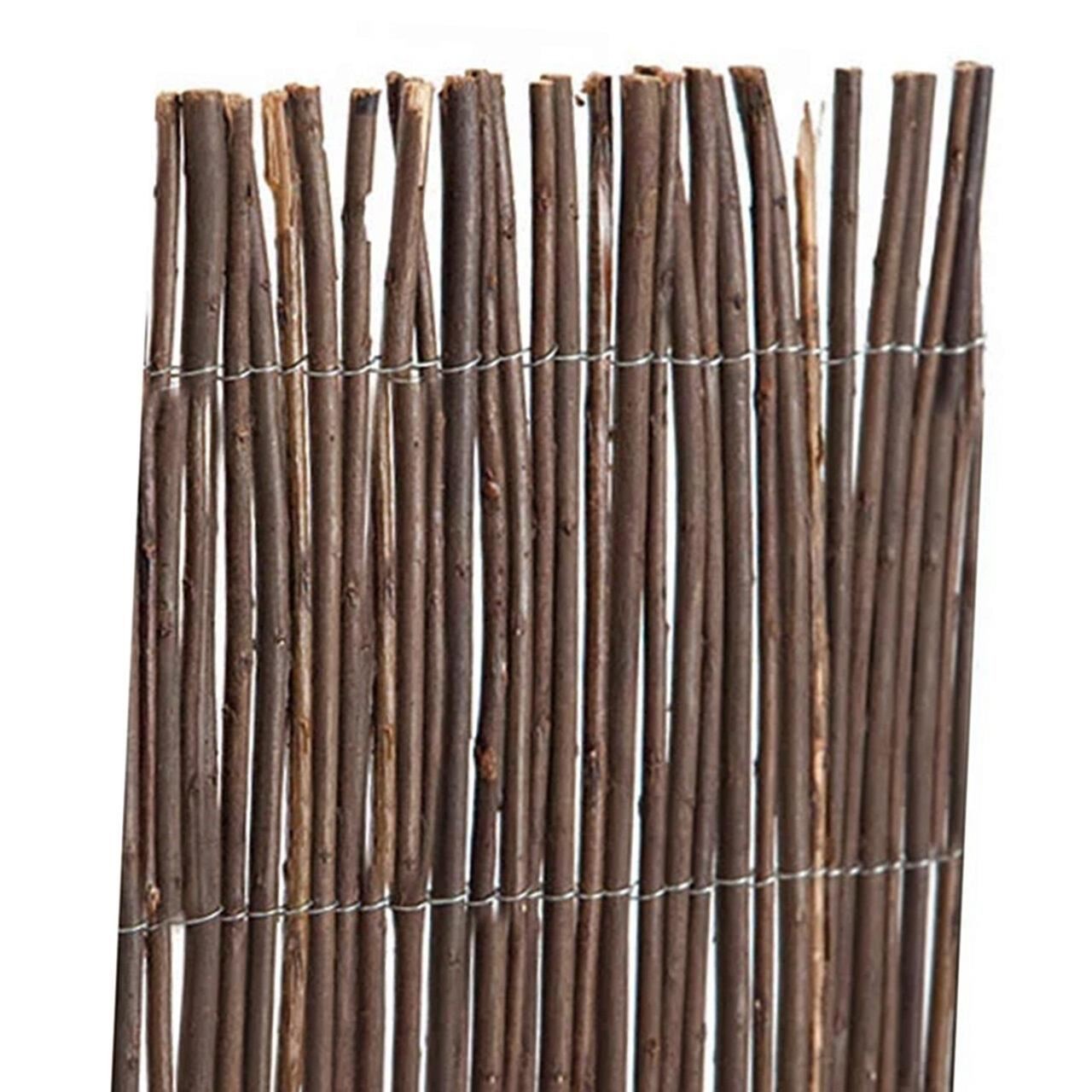 Gard gradina/paravan din rachita naturala, 5x1.5 m