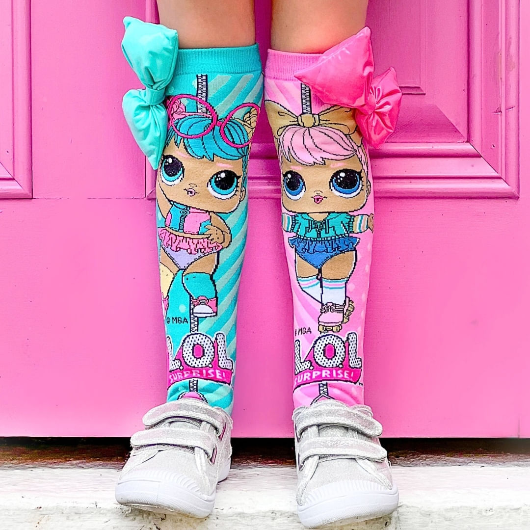 Sosete lungi colorate Madmia pentru fete LOL BonBon Dawn 6-99 ani