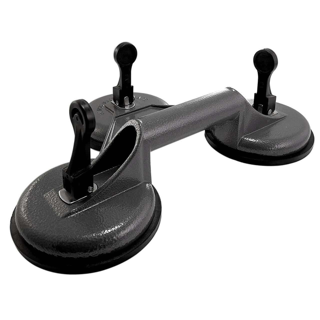 Ventuza pentru transport si montat parbrize, geamuri, placi marmura, granit, 3 brate, max 100 kg — imaginea 2