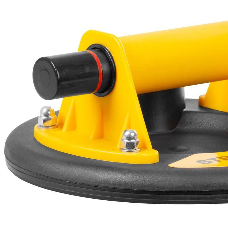 Ventuza pentru transport si montat parbrize, geamuri, placi marmura, granit, Strend Pro, cu manometru, 1 brat, max 120 kg, 20 cm — imaginea 2